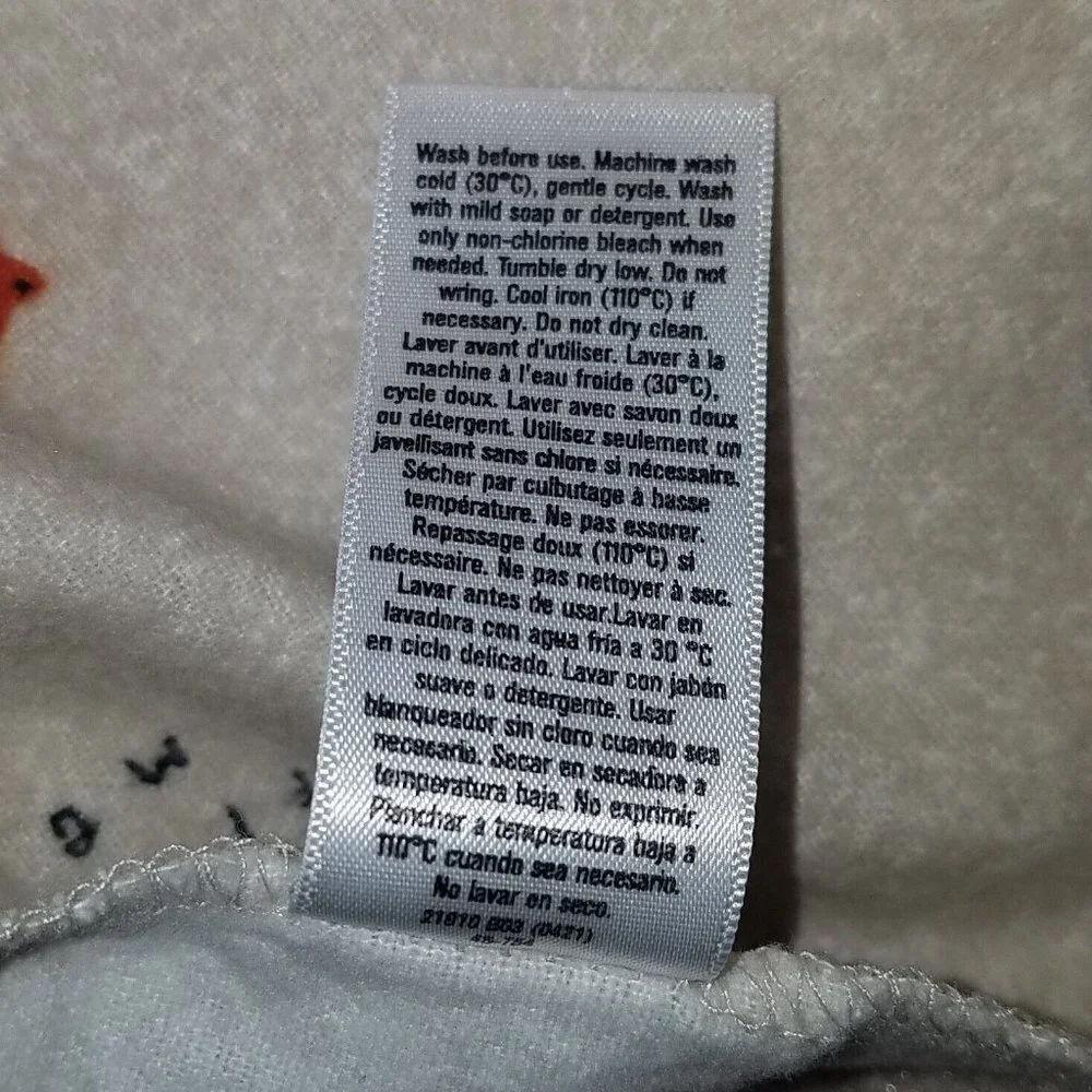 Gerber Tan Fox Receiving Blanket Lovey Security 100% Cotton You Can't Outfox Me